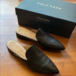 Cole Haan Women's Black Slip-On Shoes